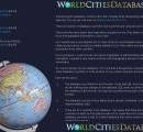 World Cities Database - Excel screenshot