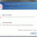 A-PDF Excel to PDF screenshot