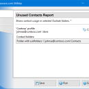 Unused Contacts Report screenshot