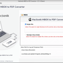 MacSonik MBOX to PDF Converter for Mac screenshot