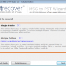 Convert .msg Files into .pst screenshot