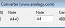 AnalogX Frequency Converter screenshot