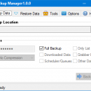 IDM Backup Manager screenshot