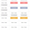 Express Schedule Plus Scheduling Software screenshot