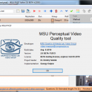 MSU Perceptual Video Quality Tool screenshot