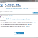 PassFixer RAR Password Recovery Software screenshot