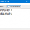 Merge XML Files screenshot