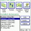 LingvoSoft FlashCards English <-> Albanian for Pocket PC screenshot