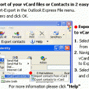 vCard Converter for Outlook Express screenshot