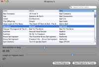 iRingtunes for Mac screenshot