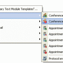 Templates for the Secretary Helpdesk screenshot