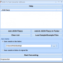JSON To Text Converter Software screenshot