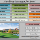 Handicap Manager for Excel screenshot