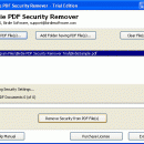 Batch PDF Security Remover screenshot