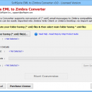 Import EML Files to Zimbra screenshot
