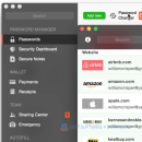 Dashlane for Mac OS X screenshot