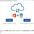 Exchange Server Backup and Restore Tool screenshot