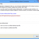 Eudora Address Book to Outlook Importer screenshot