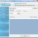 Outlook PST Split screenshot