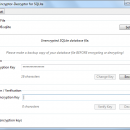Database Encryptor/Decryptor for SQLite screenshot