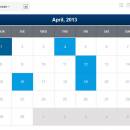 PHP Event Calendar screenshot