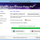 ChrisPC Free Anonymous Proxy screenshot