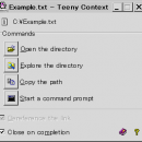 Teeny Context screenshot