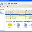 RepairWare MS Backup Recovery Tool screenshot
