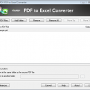 FirePDF PDF to Excel Converter screenshot