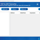Aryson VCF to CSV Converter screenshot