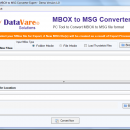 DataVare MBOX to MSG Converter Expert screenshot