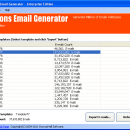 Millions Email Generator Platinum screenshot