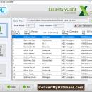 Excel to vCard screenshot