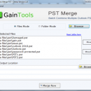 GainTools Merge PST screenshot