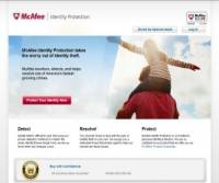 McAfee Identity Protection screenshot