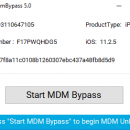 MDM Bypass iActivate Sofware screenshot