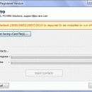 Import vCard to Outlook 2010 64-bit screenshot