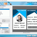 Employee ID Badges Maker Software screenshot