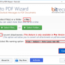 Convert PST Folder to PDF screenshot