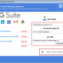 CloudMigration G Suite Backup Tool screenshot
