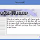 RemoveIE screenshot