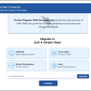 Aryson Pegasus Mail Converter Tool screenshot