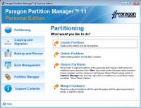 Paragon Partition Manager Personal (64-bit) screenshot