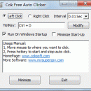 Cok Free Auto Clicker screenshot