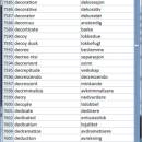 Wordlist English Norwegian Nynorsk screenshot