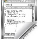 Pocket pc SMS Software screenshot