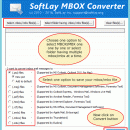Export MBOX to Outlook PST Tool screenshot