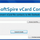 Import vCard to Outlook screenshot