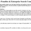 Google Penalties screenshot