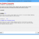 Zimbra Export Account TGZ screenshot